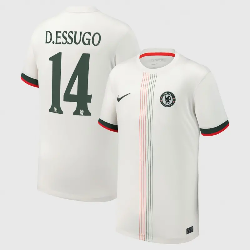 Chelsea chelsea cup nike auswärtsstadiontrikot 2025-26 – jugendliche mit d.essugo 14-aufdruck Trikot - Exklusive Chelsea Fußballbekleidung