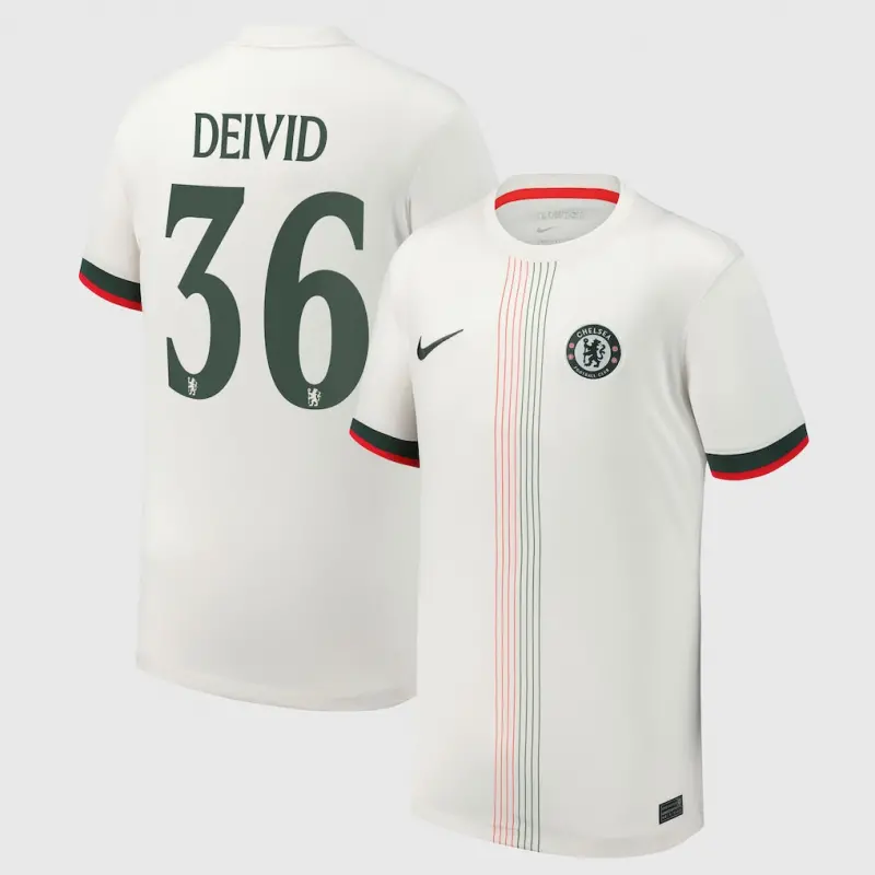 Chelsea chelsea cup nike auswärtsstadiontrikot 2025-26 – jugendliche mit deivid 36-aufdruck Trikot - Exklusive Chelsea Fußballbekleidung