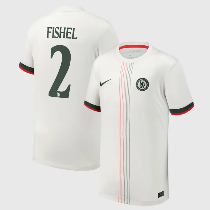 Chelsea chelsea cup nike auswärtsstadiontrikot 2025-26 – jugendliche mit fishel 2-aufdruck Trikot - Exklusive Chelsea Fußballbekleidung