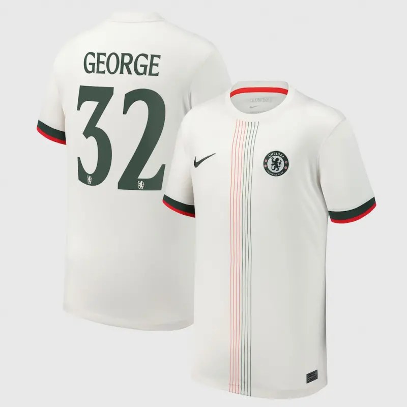 Chelsea chelsea cup nike auswärtsstadiontrikot 2025-26 – jugendliche mit george 32-aufdruck Trikot - Exklusive Chelsea Fußballbekleidung