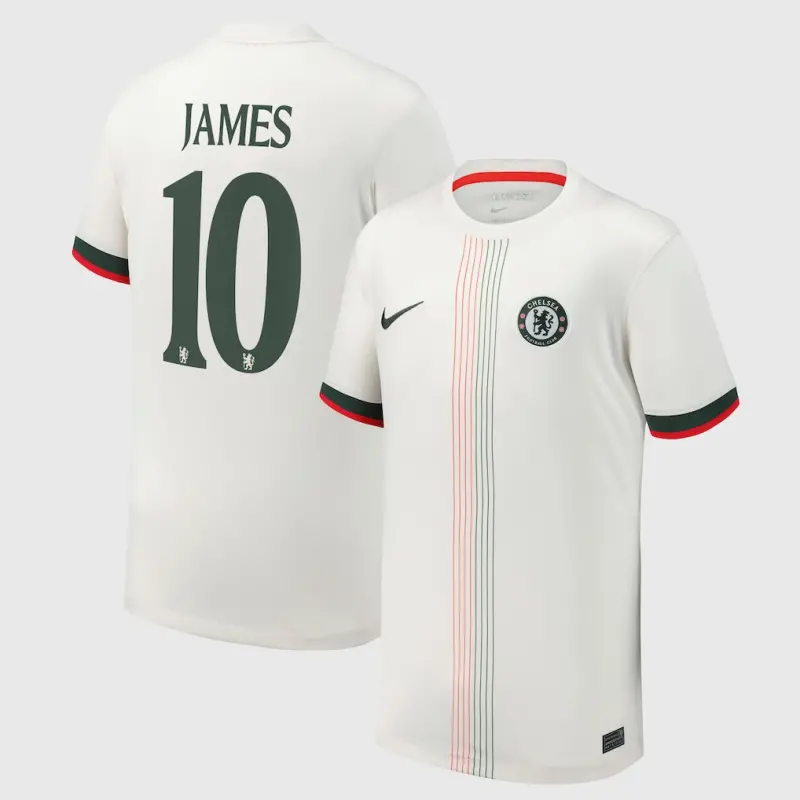 Chelsea chelsea cup nike auswärtsstadiontrikot 2025-26 – jugendliche mit james 10-aufdruck Trikot - Exklusive Chelsea Fußballbekleidung