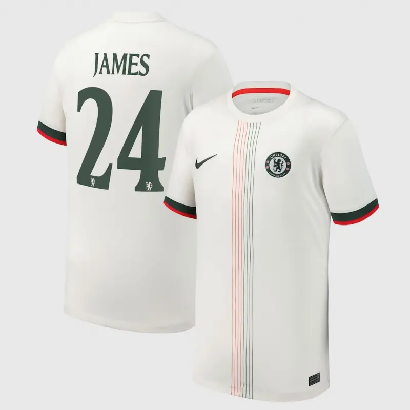 Chelsea chelsea cup nike auswärtsstadiontrikot 2025-26 – jugendliche mit james 24-aufdruck Trikot - Exklusive Chelsea Fußballbekleidung