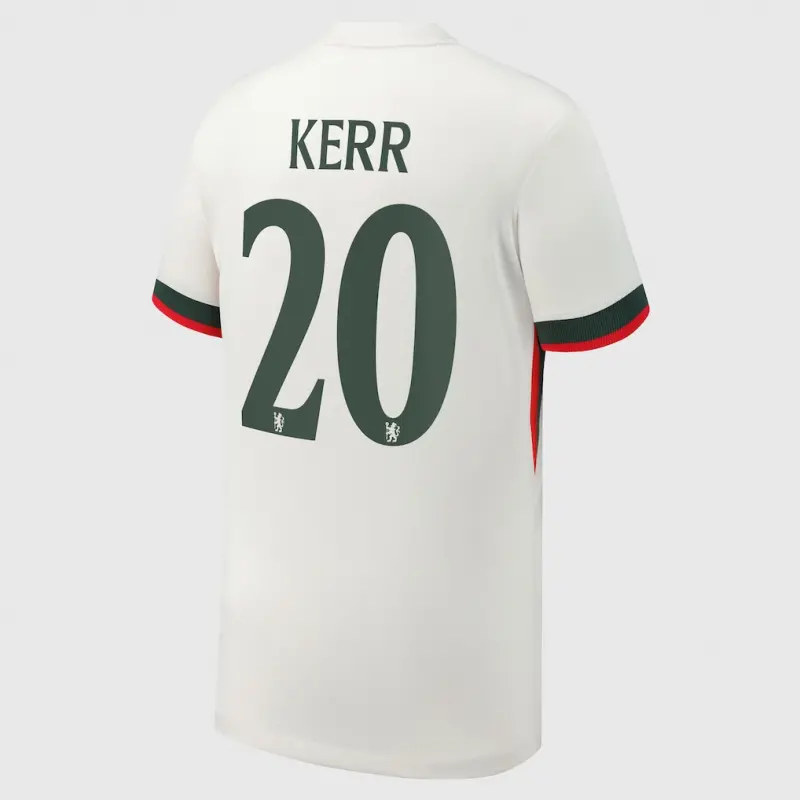 Chelsea chelsea cup nike auswärtsstadiontrikot 2025-26 – jugendliche mit kerr 20-aufdruck Trikot - Exklusive Chelsea Fußballbekleidung Chelsea chelsea cup nike auswärtsstadiontrikot 2025-26 – jugendliche mit kerr 20-aufdruck Trikot - Exklusive Chelsea Fußballbekleidung