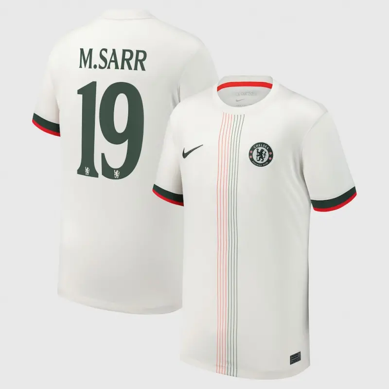 Chelsea chelsea cup nike auswärtsstadiontrikot 2025-26 – jugendliche mit m.sarr 19-aufdruck Trikot - Exklusive Chelsea Fußballbekleidung