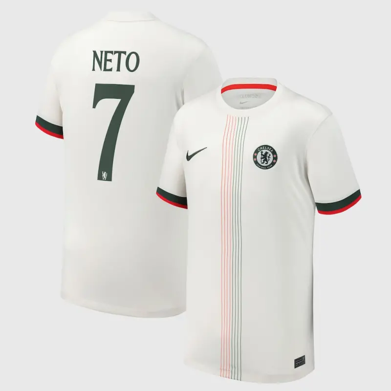 Chelsea chelsea cup nike auswärtsstadiontrikot 2025-26 – jugendliche mit neto 7-aufdruck Trikot - Exklusive Chelsea Fußballbekleidung