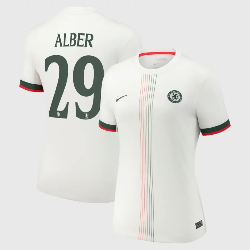 Chelsea chelsea cup nike away stadium shirt 2025-26 – damen mit alber 29-aufdruck Trikot - Exklusive Chelsea Fußballbekleidung