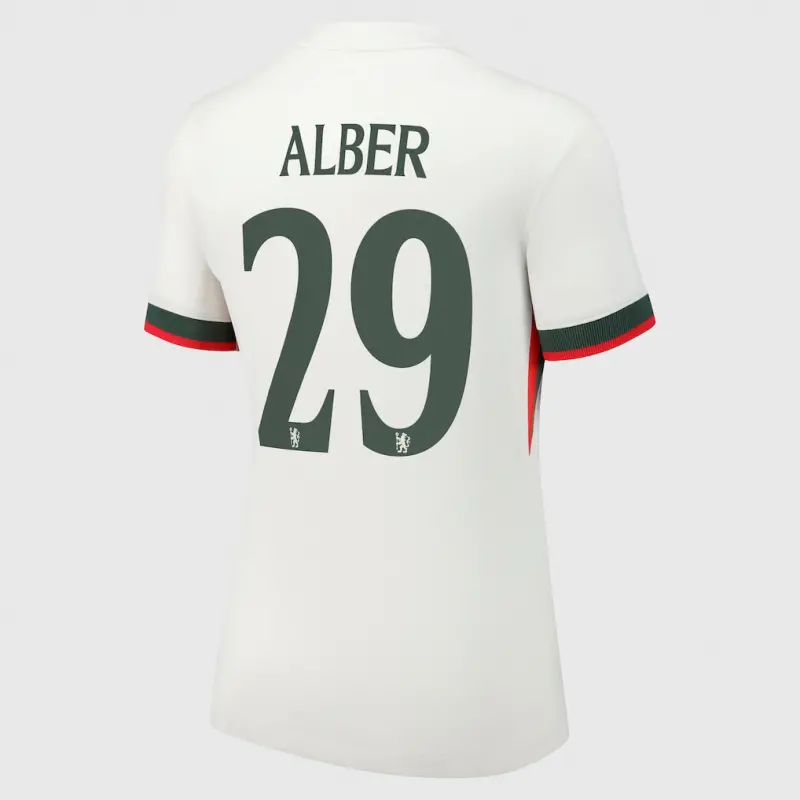 Chelsea chelsea cup nike away stadium shirt 2025-26 – damen mit alber 29-aufdruck Trikot - Exklusive Chelsea Fußballbekleidung Chelsea chelsea cup nike away stadium shirt 2025-26 – damen mit alber 29-aufdruck Trikot - Exklusive Chelsea Fußballbekleidung
