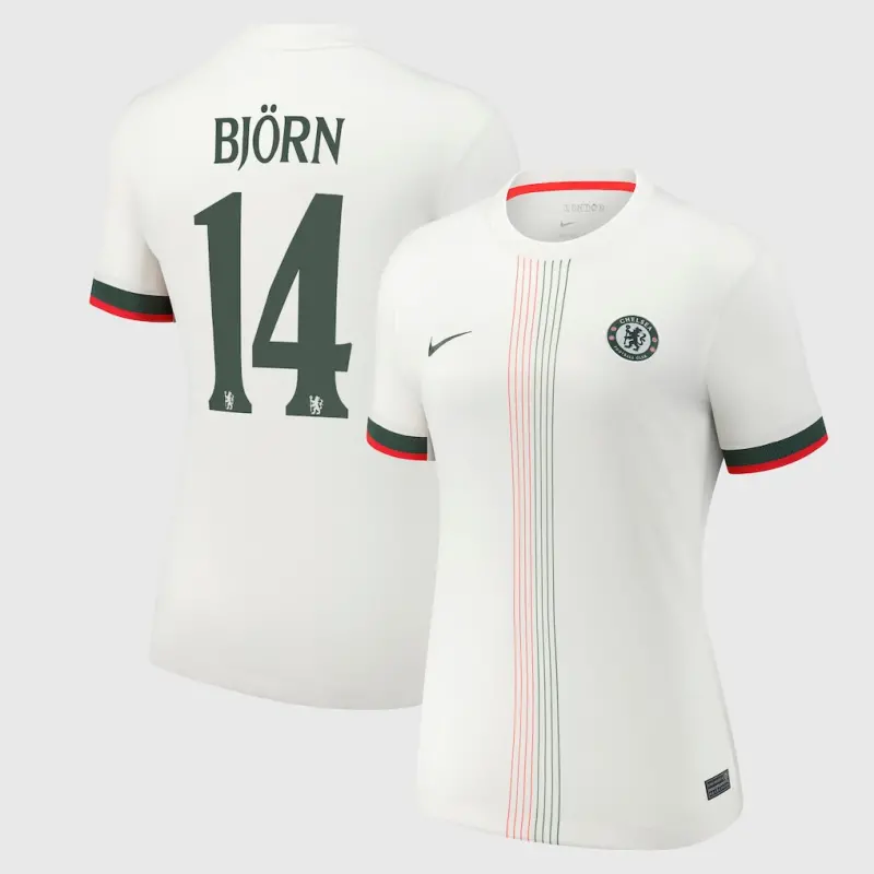 Chelsea chelsea cup nike away stadium shirt 2025-26 – damen mit björn 14 aufdruck Trikot - Exklusive Chelsea Fußballbekleidung