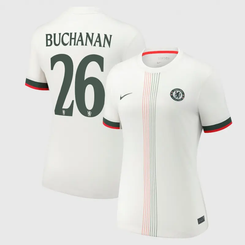 Chelsea chelsea cup nike away stadium shirt 2025-26 – damen mit buchanan 26 aufdruck Trikot - Exklusive Chelsea Fußballbekleidung