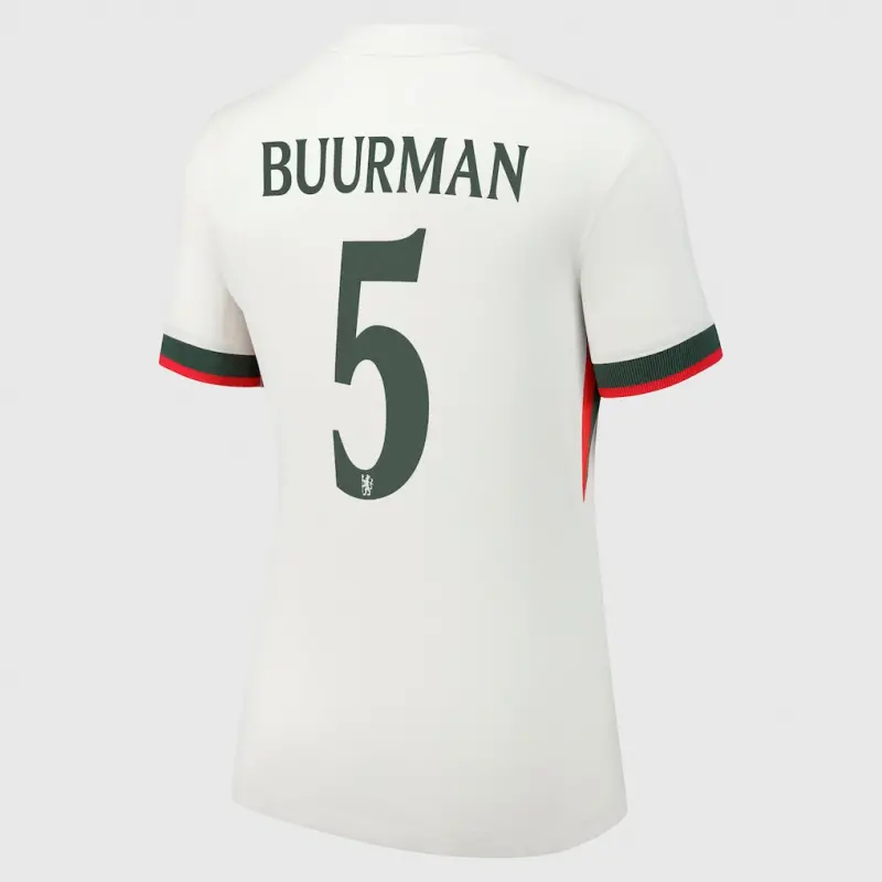 Chelsea chelsea cup nike away stadium shirt 2025-26 – damen mit buurman 5 aufdruck Trikot - Exklusive Chelsea Fußballbekleidung Chelsea chelsea cup nike away stadium shirt 2025-26 – damen mit buurman 5 aufdruck Trikot - Exklusive Chelsea Fußballbekleidung