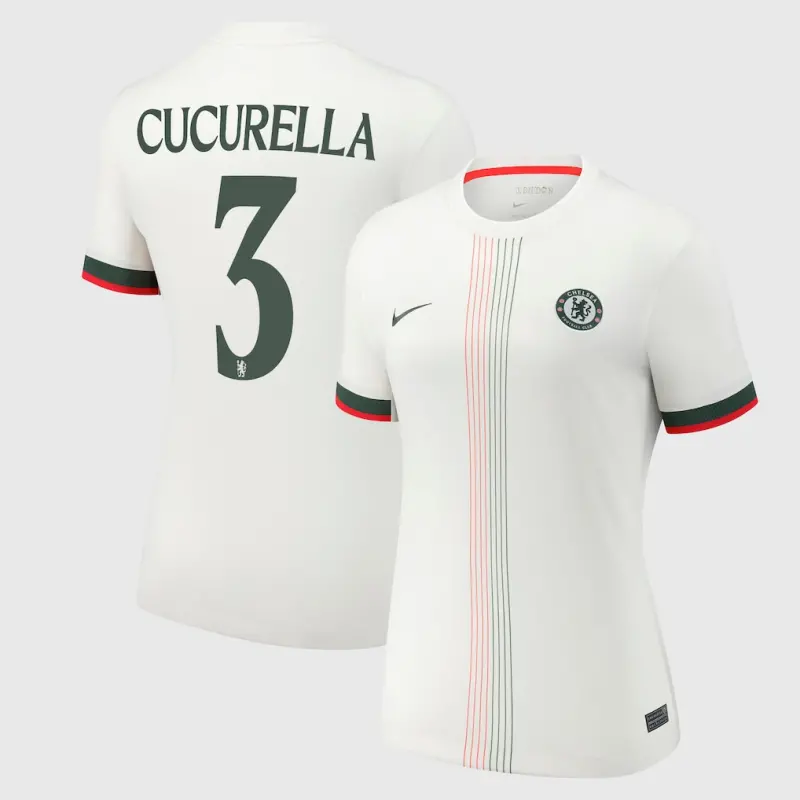 Chelsea chelsea cup nike away stadium shirt 2025-26 – damen mit cucurella 3 aufdruck Trikot - Exklusive Chelsea Fußballbekleidung