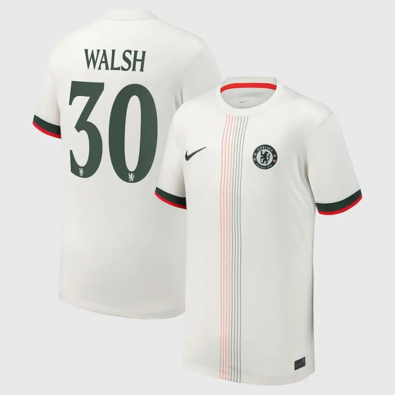 Chelsea chelsea cup nike away stadium shirt 2025-26 – jugendliche mit walsh 30 aufdruck Trikot - Exklusive Chelsea Fußballbekleidung