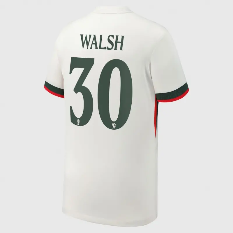 Chelsea chelsea cup nike away stadium shirt 2025-26 – jugendliche mit walsh 30 aufdruck Trikot - Exklusive Chelsea Fußballbekleidung Chelsea chelsea cup nike away stadium shirt 2025-26 – jugendliche mit walsh 30 aufdruck Trikot - Exklusive Chelsea Fußballbekleidung