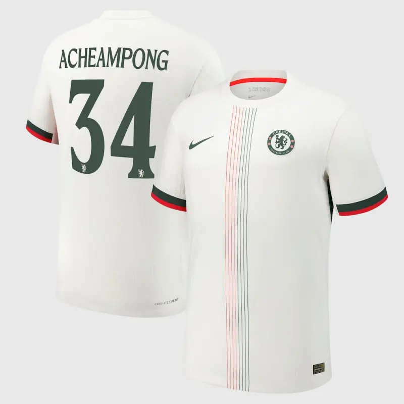 Chelsea chelsea cup nike dri-fit adv auswärtsspieltrikot 2025-26 mit acheampong 34-aufdruck Trikot - Exklusive Chelsea Fußballbekleidung