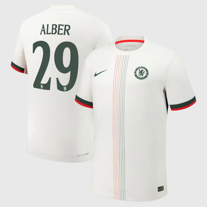 Chelsea chelsea cup nike dri fit adv auswärtsspieltrikot 2025-26 mit alber 29-aufdruck Trikot - Exklusive Chelsea Fußballbekleidung