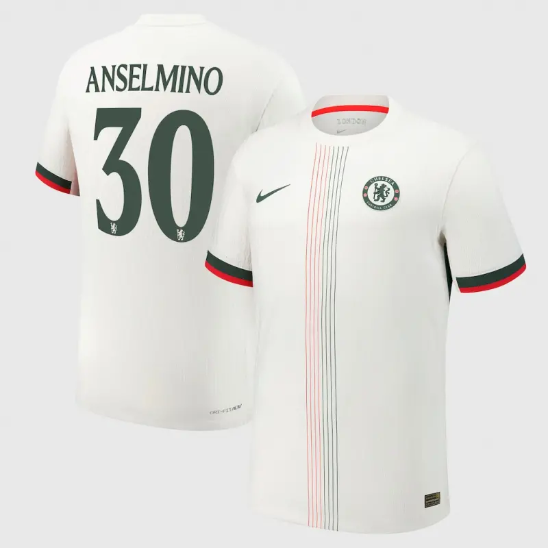 Chelsea chelsea cup nike dri-fit adv auswärtsspieltrikot 2025-26 mit anselmino 30-aufdruck Trikot - Exklusive Chelsea Fußballbekleidung