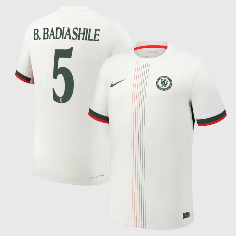 Chelsea chelsea cup nike dri-fit adv auswärtsspieltrikot 2025-26 mit aufdruck b. badiashile 5 Trikot - Exklusive Chelsea Fußballbekleidung