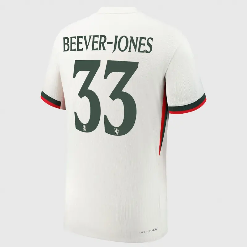 Chelsea chelsea cup nike dri fit adv auswärtsspieltrikot 2025-26 mit beever-jones 33-aufdruck Trikot - Exklusive Chelsea Fußballbekleidung Chelsea chelsea cup nike dri fit adv auswärtsspieltrikot 2025-26 mit beever-jones 33-aufdruck Trikot - Exklusive Chelsea Fußballbekleidung