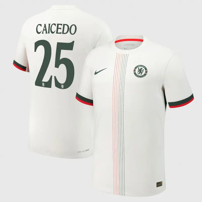 Chelsea chelsea cup nike dri-fit adv auswärtsspieltrikot 2025-26 mit caicedo 25-aufdruck Trikot - Exklusive Chelsea Fußballbekleidung