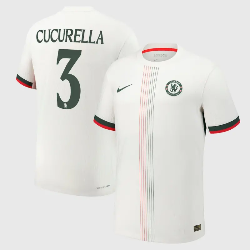 Chelsea chelsea cup nike dri-fit adv auswärtsspieltrikot 2025-26 mit cucurella 3-aufdruck Trikot - Exklusive Chelsea Fußballbekleidung