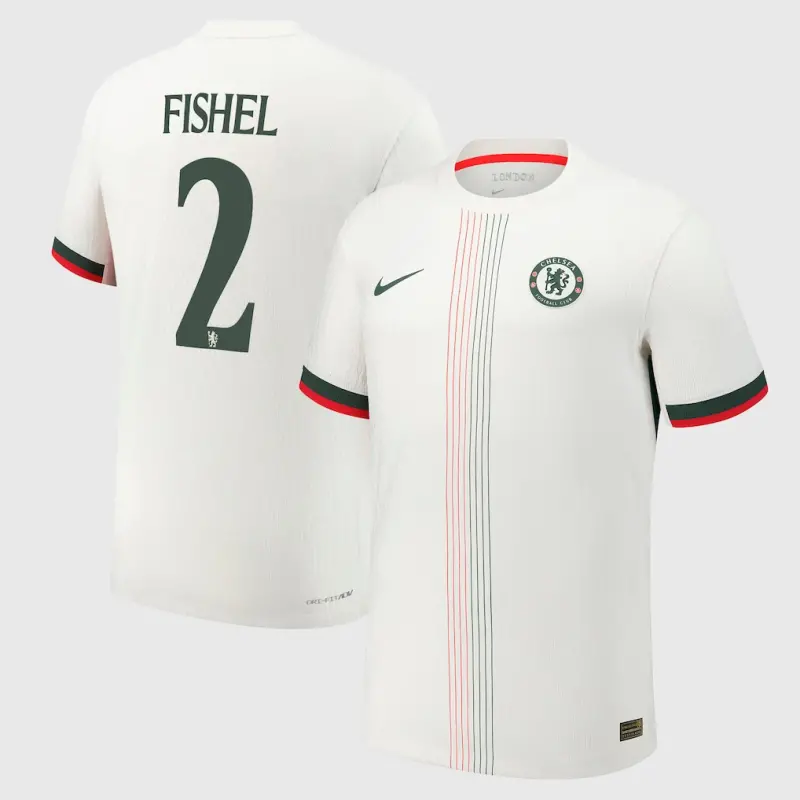 Chelsea chelsea cup nike dri fit adv auswärtsspieltrikot 2025-26 mit fishel 2-aufdruck Trikot - Exklusive Chelsea Fußballbekleidung