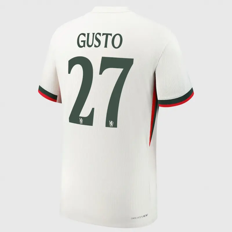 Chelsea chelsea cup nike dri-fit adv auswärtsspieltrikot 2025-26 mit gusto 27-aufdruck Trikot - Exklusive Chelsea Fußballbekleidung Chelsea chelsea cup nike dri-fit adv auswärtsspieltrikot 2025-26 mit gusto 27-aufdruck Trikot - Exklusive Chelsea Fußballbekleidung