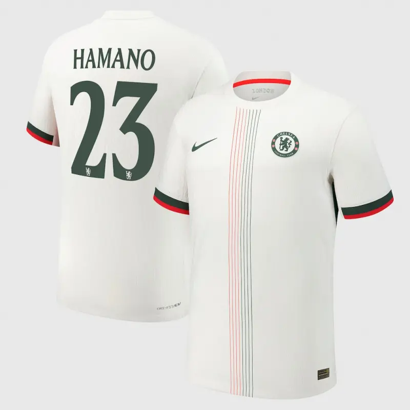 Chelsea chelsea cup nike dri fit adv auswärtsspieltrikot 2025-26 mit hamano 23-aufdruck Trikot - Exklusive Chelsea Fußballbekleidung