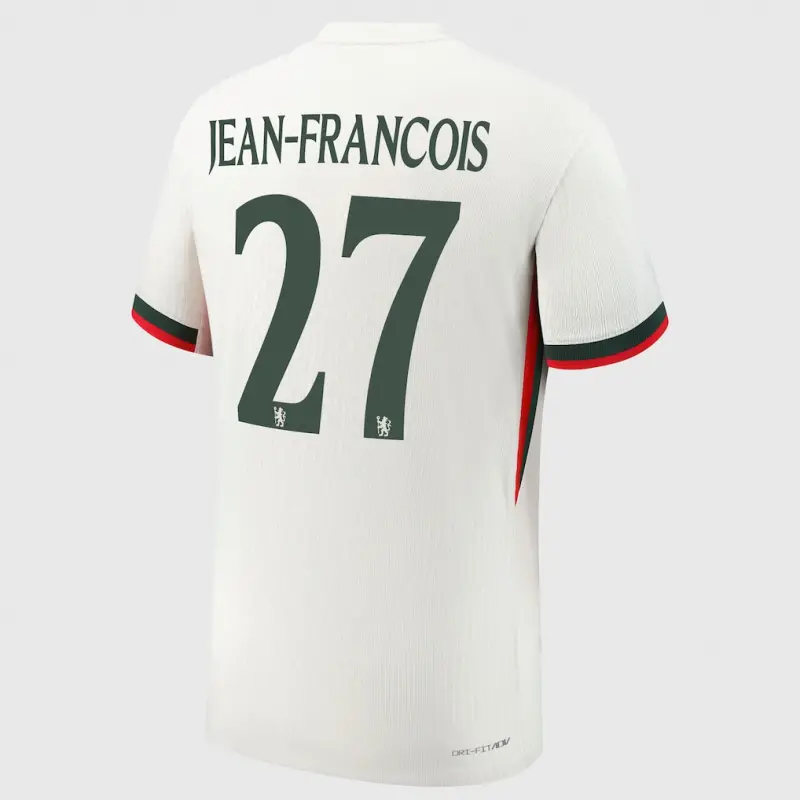 Chelsea chelsea cup nike dri fit adv auswärtsspieltrikot 2025-26 mit jean-francois 27-aufdruck Trikot - Exklusive Chelsea Fußballbekleidung Chelsea chelsea cup nike dri fit adv auswärtsspieltrikot 2025-26 mit jean-francois 27-aufdruck Trikot - Exklusive Chelsea Fußballbekleidung