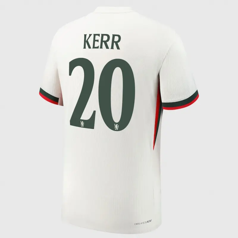 Chelsea chelsea cup nike dri fit adv auswärtsspieltrikot 2025-26 mit kerr 20-aufdruck Trikot - Exklusive Chelsea Fußballbekleidung Chelsea chelsea cup nike dri fit adv auswärtsspieltrikot 2025-26 mit kerr 20-aufdruck Trikot - Exklusive Chelsea Fußballbekleidung