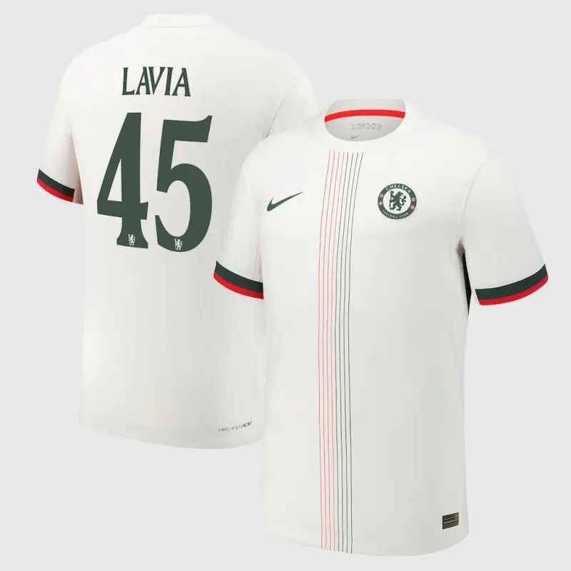 Chelsea chelsea cup nike dri-fit adv auswärtsspieltrikot 2025-26 mit lavia 45-aufdruck Trikot - Exklusive Chelsea Fußballbekleidung