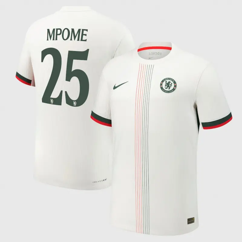 Chelsea chelsea cup nike dri fit adv auswärtsspieltrikot 2025-26 mit mpome 25-aufdruck Trikot - Exklusive Chelsea Fußballbekleidung