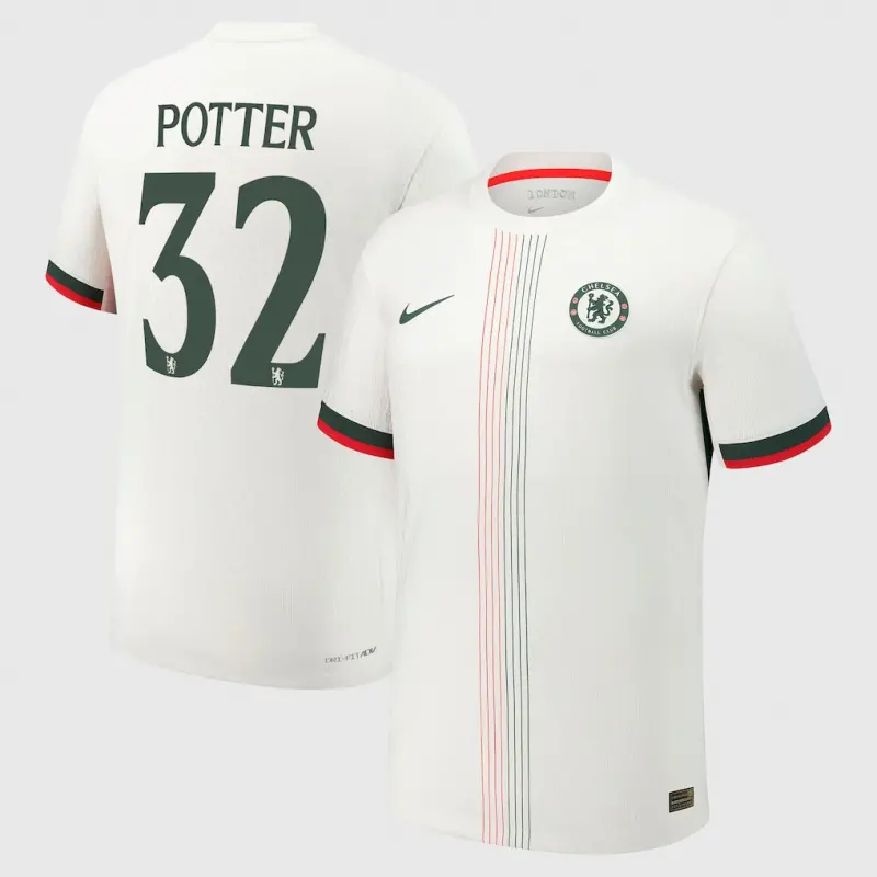 Chelsea chelsea cup nike dri fit adv auswärtsspieltrikot 2025-26 mit potter 32-aufdruck Trikot - Exklusive Chelsea Fußballbekleidung