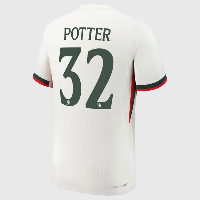 Chelsea chelsea cup nike dri fit adv auswärtsspieltrikot 2025-26 mit potter 32-aufdruck Trikot - Exklusive Chelsea Fußballbekleidung Chelsea chelsea cup nike dri fit adv auswärtsspieltrikot 2025-26 mit potter 32-aufdruck Trikot - Exklusive Chelsea Fußballbekleidung