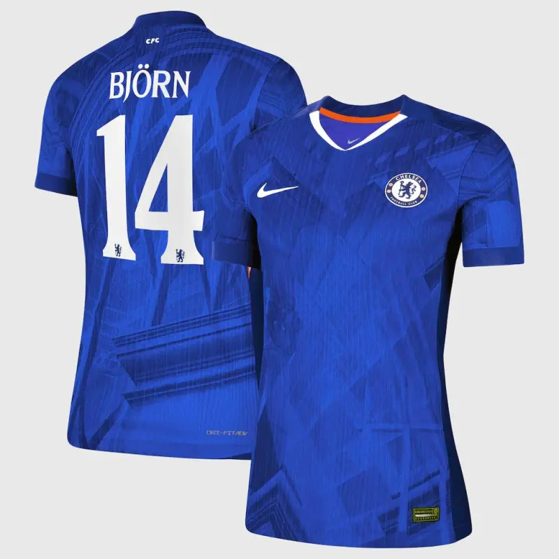Chelsea chelsea cup nike dri-fit adv heimspieltrikot 2025-26 – damen mit björn 14-aufdruck Trikot - Exklusive Chelsea Fußballbekleidung