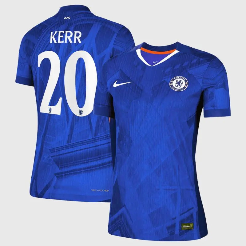 Chelsea chelsea cup nike dri-fit adv heimspieltrikot 2025-26 – damen mit kerr 20-aufdruck Trikot - Exklusive Chelsea Fußballbekleidung