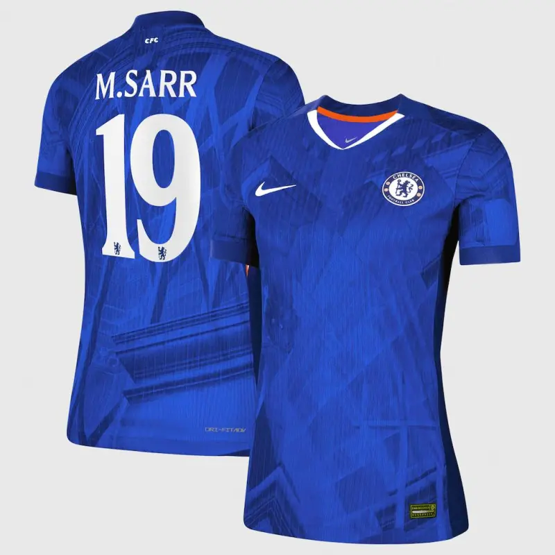 Chelsea chelsea cup nike dri-fit adv heimspieltrikot 2025-26 – damen mit m.sarr 19-aufdruck Trikot - Exklusive Chelsea Fußballbekleidung
