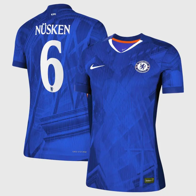 Chelsea chelsea cup nike dri-fit adv heimspieltrikot 2025-26 – damen mit nüsken 6-aufdruck Trikot - Exklusive Chelsea Fußballbekleidung