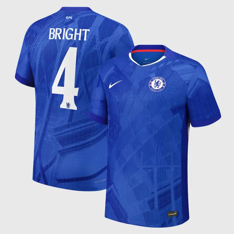 Chelsea chelsea cup nike dri-fit adv heimspieltrikot 2025-26 – jugendliche mit bright 4-aufdruck Trikot - Exklusive Chelsea Fußballbekleidung
