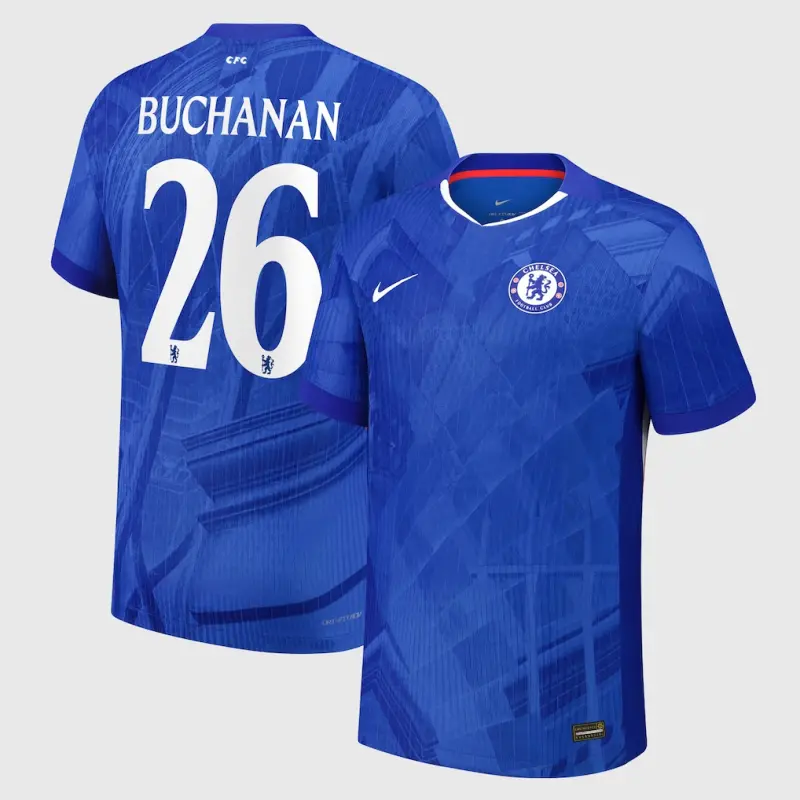 Chelsea chelsea cup nike dri-fit adv heimspieltrikot 2025-26 – jugendliche mit buchanan 26-aufdruck Trikot - Exklusive Chelsea Fußballbekleidung
