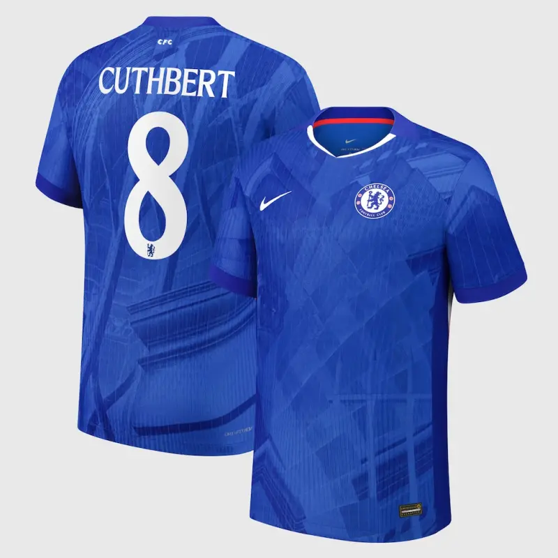 Chelsea chelsea cup nike dri-fit adv heimspieltrikot 2025-26 – jugendliche mit cuthbert 8-aufdruck Trikot - Exklusive Chelsea Fußballbekleidung