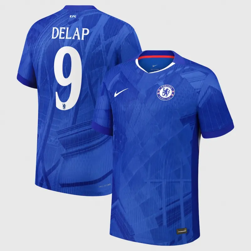 Chelsea chelsea cup nike dri-fit adv heimspieltrikot 2025-26 – jugendliche mit delap 9-aufdruck Trikot - Exklusive Chelsea Fußballbekleidung