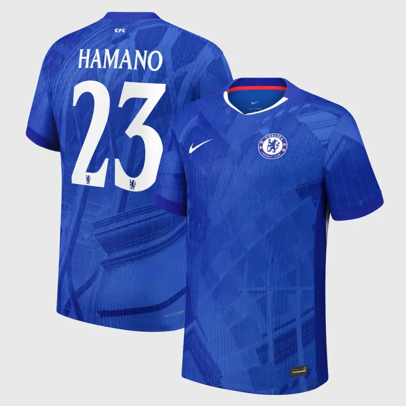 Chelsea chelsea cup nike dri-fit adv heimspieltrikot 2025-26 – jugendliche mit hamano 23-aufdruck Trikot - Exklusive Chelsea Fußballbekleidung