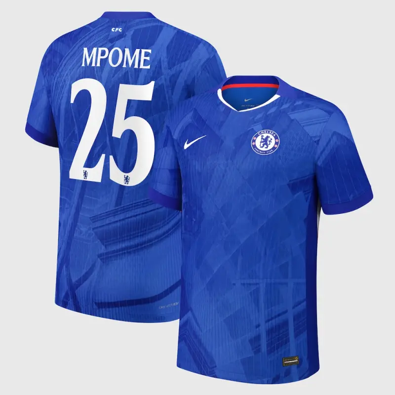 Chelsea chelsea cup nike dri-fit adv heimspieltrikot 2025-26 – jugendliche mit mpome 25-aufdruck Trikot - Exklusive Chelsea Fußballbekleidung