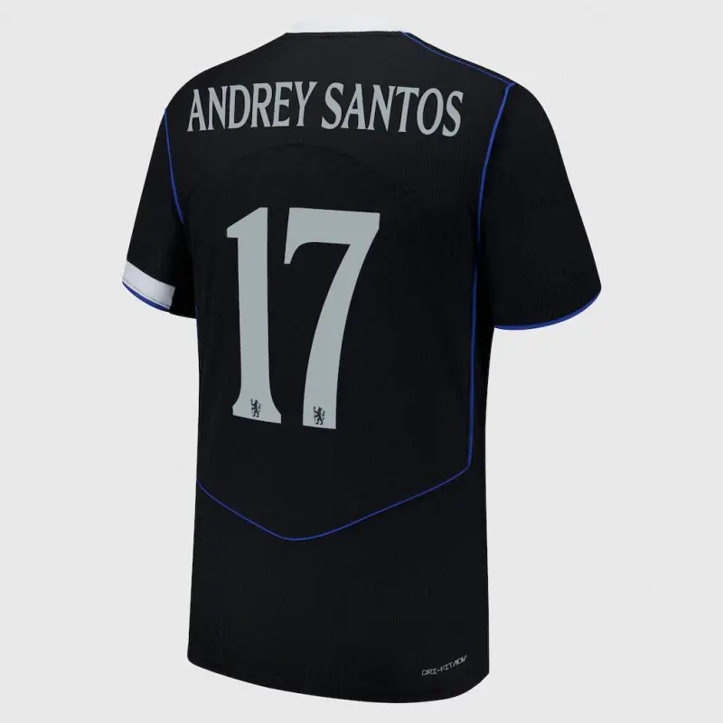 Chelsea chelsea cup nike drittes dri fit adv match shirt 2025-26 mit andrey santos 17 aufdruck Trikot - Exklusive Chelsea Fußballbekleidung Chelsea chelsea cup nike drittes dri fit adv match shirt 2025-26 mit andrey santos 17 aufdruck Trikot - Exklusive Chelsea Fußballbekleidung