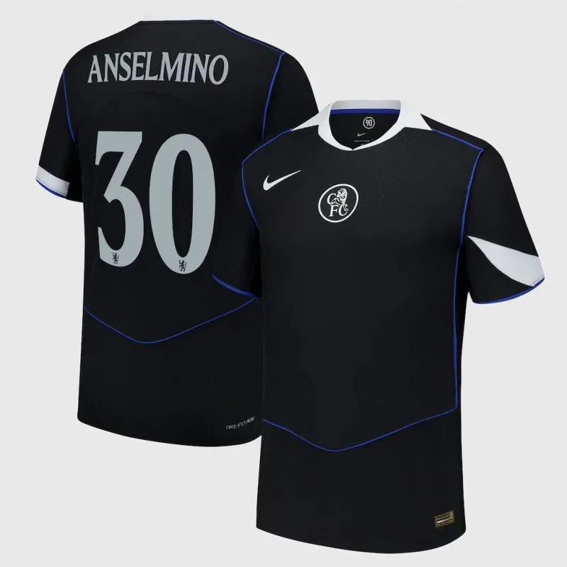Chelsea chelsea cup nike drittes dri fit adv match shirt 2025-26 mit anselmino 30 aufdruck Trikot - Exklusive Chelsea Fußballbekleidung