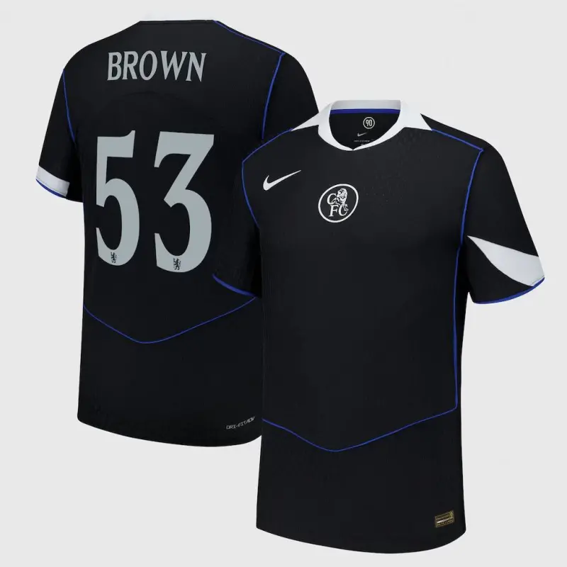 Chelsea chelsea cup nike drittes dri fit adv match shirt 2025-26 mit aufdruck „braun 53“ Trikot - Exklusive Chelsea Fußballbekleidung