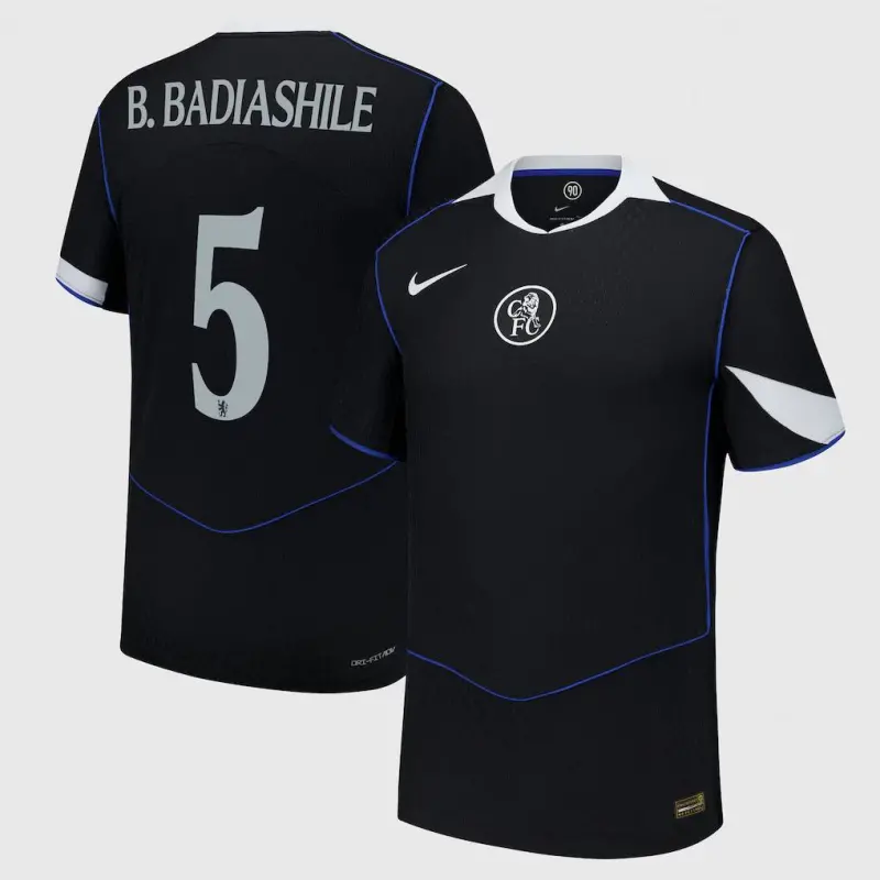 Chelsea chelsea cup nike drittes dri fit adv match shirt 2025-26 mit b. badiashile 5 aufdruck Trikot - Exklusive Chelsea Fußballbekleidung