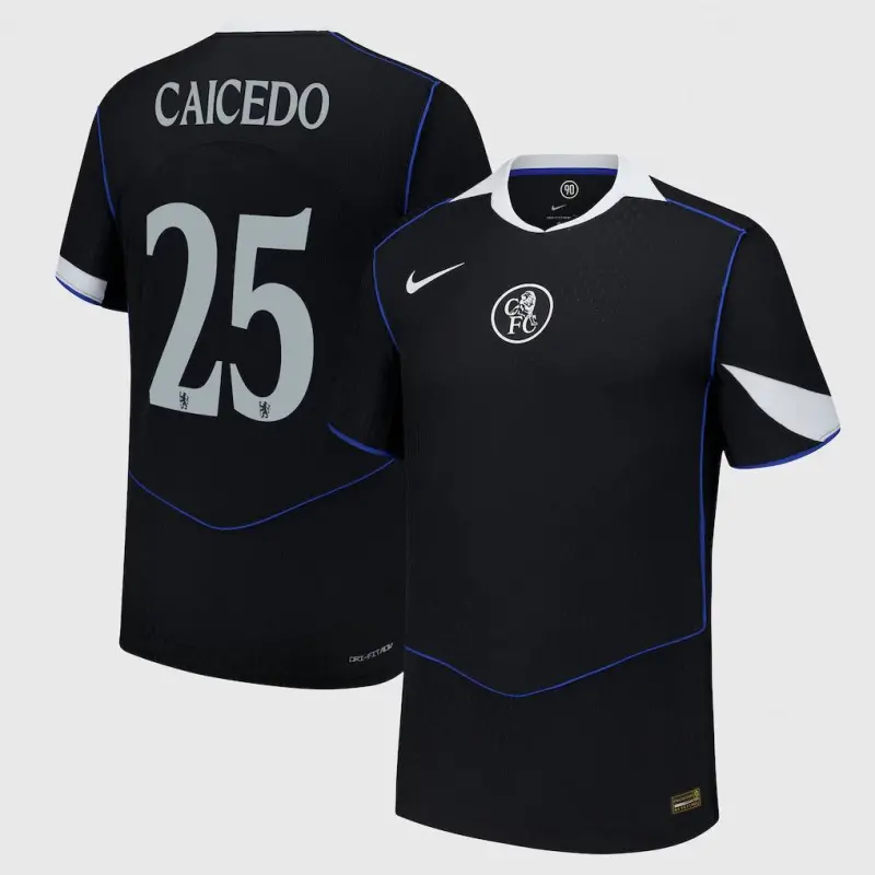 Chelsea chelsea cup nike drittes dri fit adv match shirt 2025-26 mit caicedo 25 aufdruck Trikot - Exklusive Chelsea Fußballbekleidung