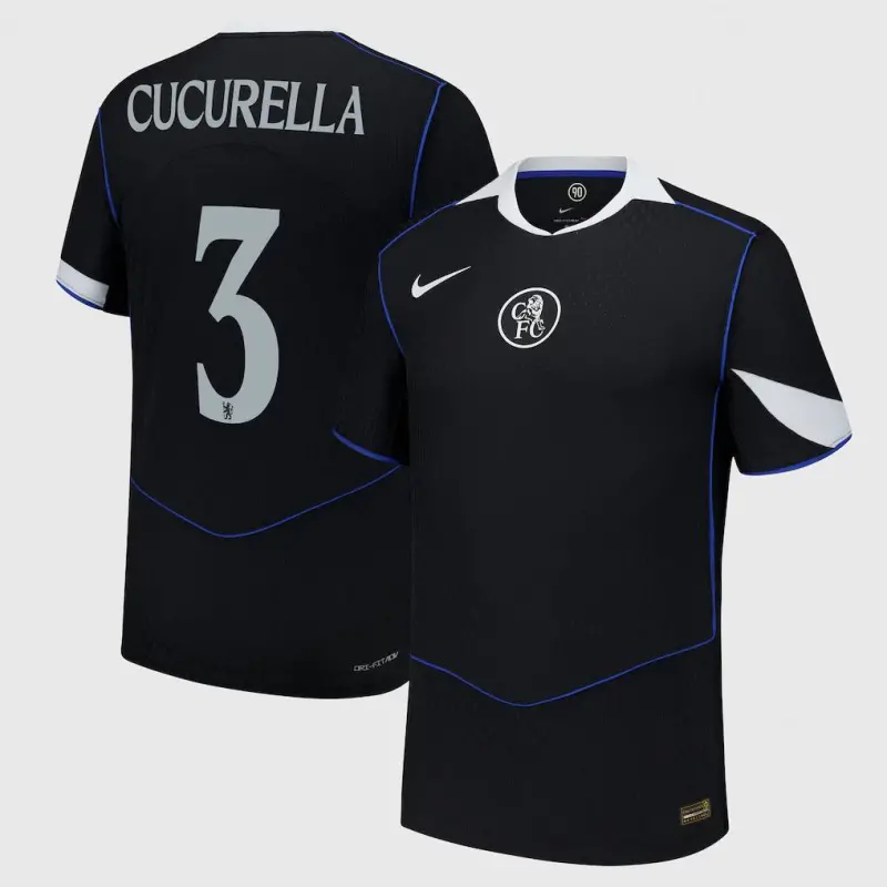 Chelsea chelsea cup nike drittes dri fit adv match shirt 2025-26 mit cucurella 3-aufdruck Trikot - Exklusive Chelsea Fußballbekleidung