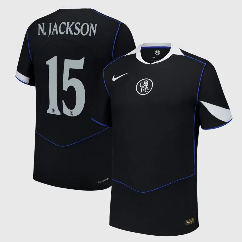 Chelsea chelsea cup nike drittes dri fit adv match shirt 2025-26 mit n.jackson 15 aufdruck Trikot - Exklusive Chelsea Fußballbekleidung